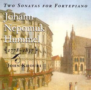 Hummel: Two Sonatas for Fortepiano Product Image