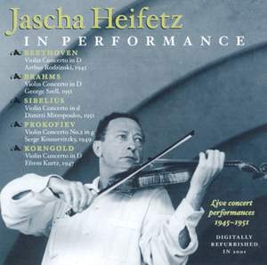 Jascha Heifetz In Performance