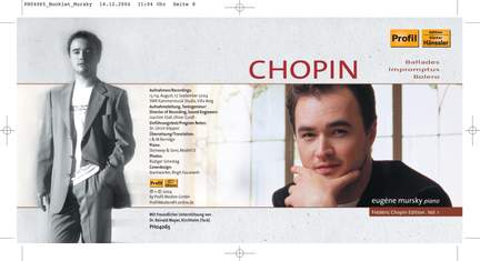Frédéric Chopin Edition Volume 1 - Ballades & Impromptus