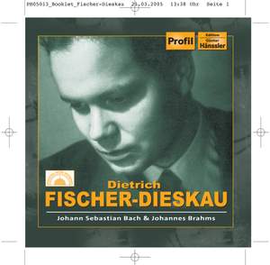 Fischer-Dieskau sings Bach and Brahms