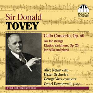 Sir Donald Tovey: Cello Concerto Product Image
