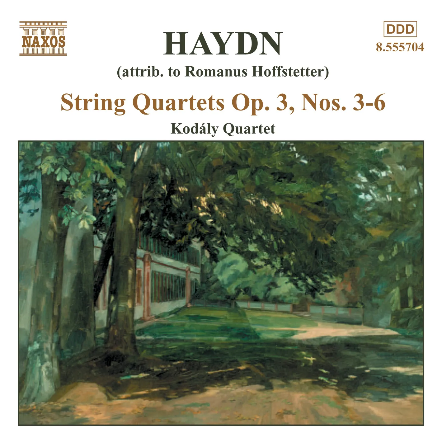 Kodaly Quartet: Haydn Quartets - Naxos: 8555704 - CD or download