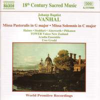 Vanhal: Missa Pastoralis & Missa Solemnis