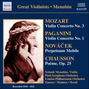 Great Violinists - Menuhin