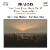 Brahms: Four Hand Piano Music, Volume 17