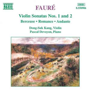 Fauré - Violin Sonatas Nos. 1 & 2 Product Image