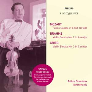 Arthur Grumiaux plays Mozart, Greig, Brahms