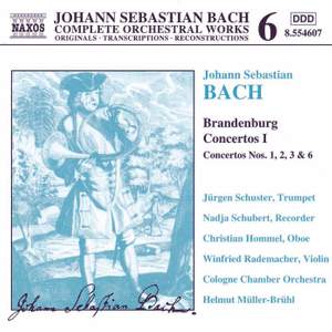 Bach, J.S.: Brandenburg Concertos, Vol. 1