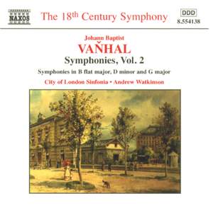 Vanhal: Symphonies, Vol. 2