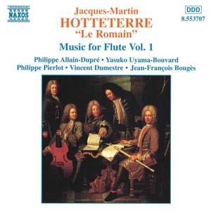 Hotteterre: Music For Flute, Vol. 1 - Premiere livre de pieces