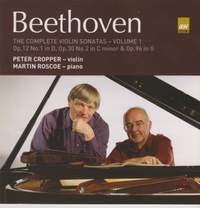 Beethoven: The Complete Violin Sonatas Volume 1
