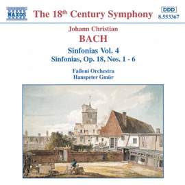 J. C. Bach: Sinfonias, Vol. 4