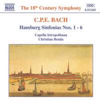 CPE Bach: Hamburg Sinfonias Nos. 1-6