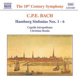 CPE Bach: Hamburg Sinfonias Nos. 1-6