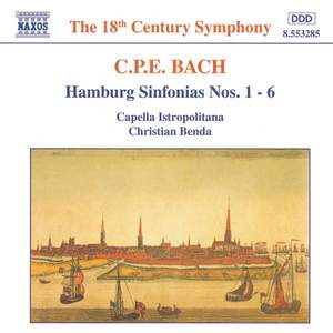 CPE Bach: Hamburg Sinfonias Nos. 1-6