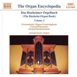 Das Buxheimer Orgelbuch, Vol. 3