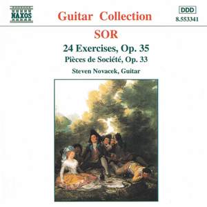 Sor: 3 Pieces de Societe & 24 Etudes for guitar