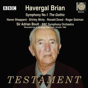 Brian: Symphony No. 1 'Gothic'