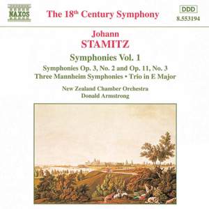 Johann Stamitz: Symphonies, Vol. 1