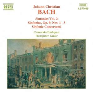 J. C. Bach: Sinfonias, Vol. 3
