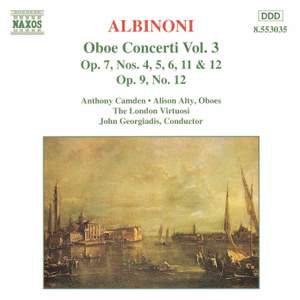 Albinoni: Oboe Concertos, Vol. 3