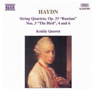 Haydn: String Quartets Op. 33 Nos. 3, 4 & 6