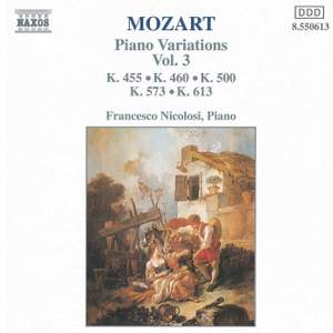 Mozart: Piano Variations, Vol. 3