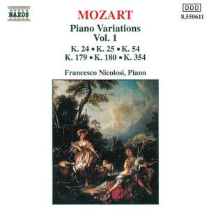 Mozart: Piano Variations, Vol. 1