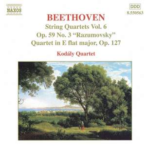 Beethoven: String Quartets, Vol. 6