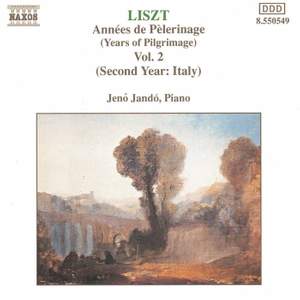 Liszt: Années de pèlerinage, 2ème année Product Image