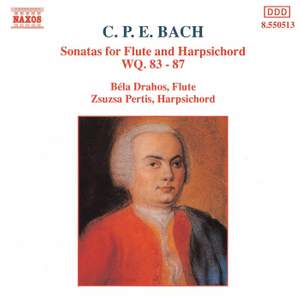 CPE Bach: Sonatas for Flute & Harpsichord Wq. 83-87