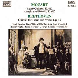 Mozart: Quintet for Piano and Winds in E flat, K452, etc.