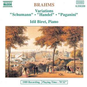 Brahms: Variations for Piano