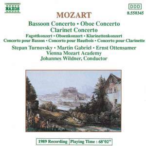 Mozart: Bassoon, Oboe & Clarinet Concertos