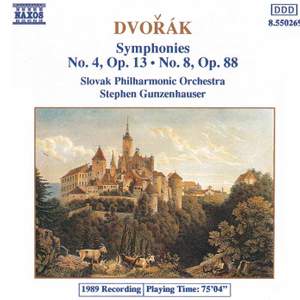 Dvorak: Symphonies Nos. 4 & 8 Product Image