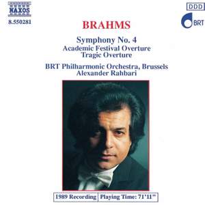 Brahms: Symphony No. 4 in E minor, Op. 98, etc. Product Image