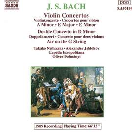 JS Bach: Violin Concertos