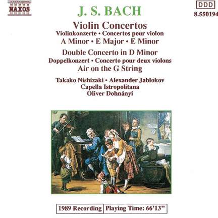 JS Bach: Violin Concertos