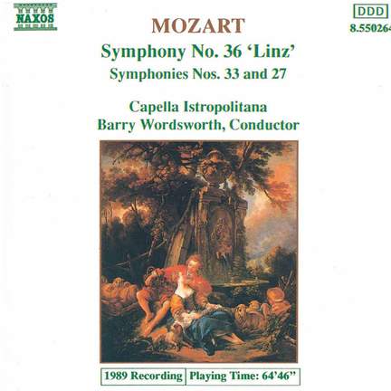 Mozart: Symphonies Nos. 27, 33 & 36