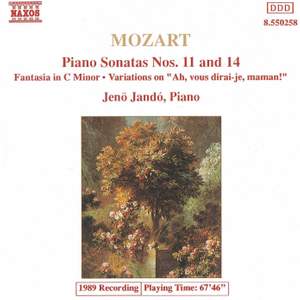 Mozart: Fantasia, Piano Sonatas Nos. 11 & 14 and Variations on ‘Ah, vous dirai-je, Maman'