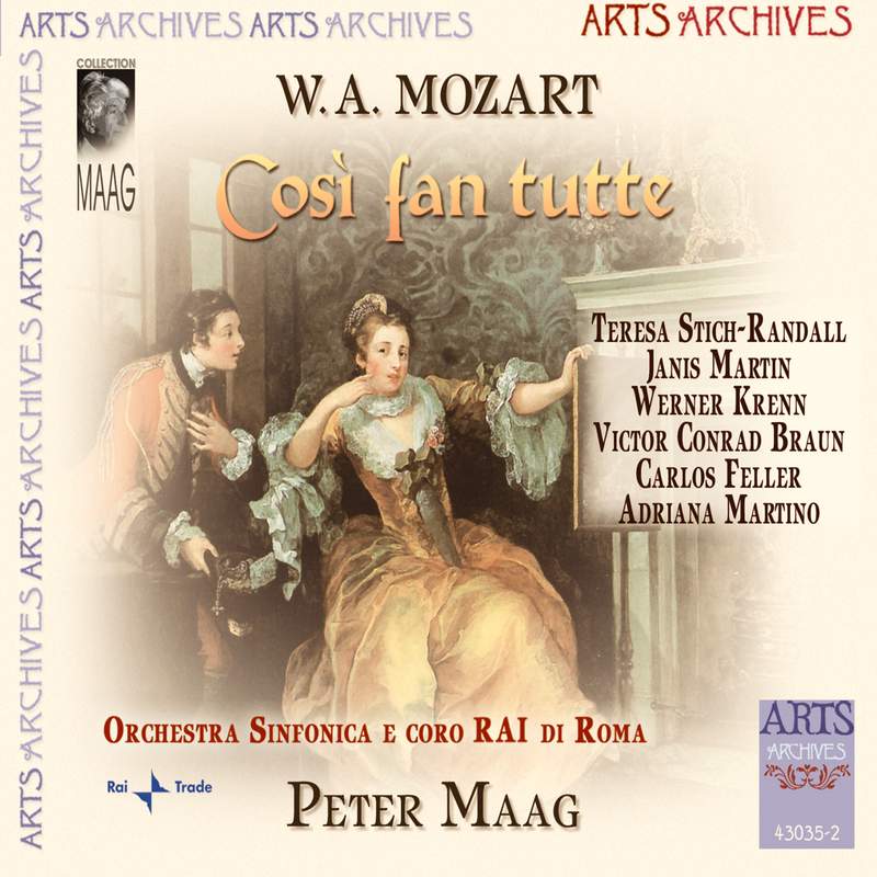 Mozart: Così fan tutte - Rubicon: RCD1026 - 2 CDs or download