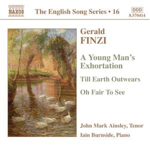 The English Song Series Volume 16 - Finzi Tenor Songs