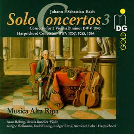 Bach: Complete Solo Concertos Vol 3