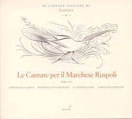 Handel - Italian Cantatas Volume 2 - Cantatas for Marchese Ruspoli