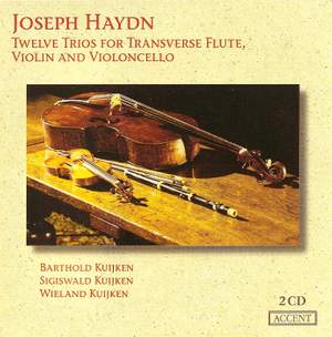 Haydn - 12 Trios for transverse flute, violin & cello