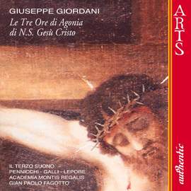 Giordani, G: Le Tre ore di Agonia di Nostro Signore Gesù Cristo