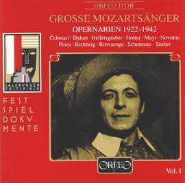 Große Mozartsänger Vol. 1