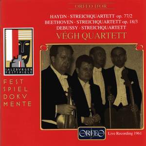 Haydn, Beethoven & Debussy: String Quartets