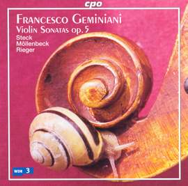 Geminiani, F: Violin Sonatas Op. 5