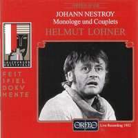 Johann Nestroy - Monologe und Couplets